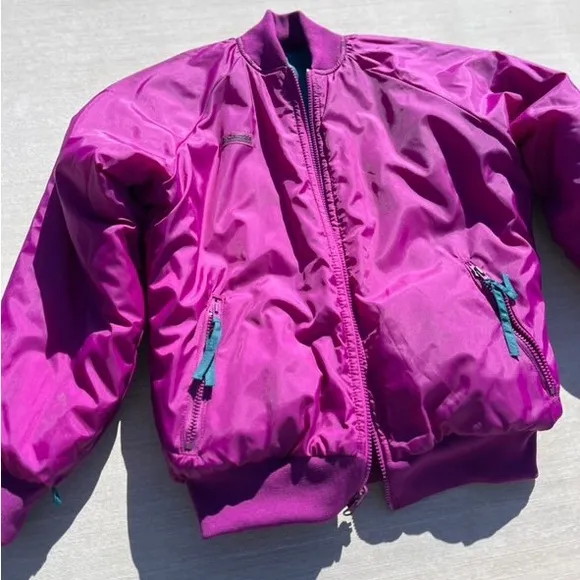 Vintage 90s Columbia Reversible Puffer- Size Small