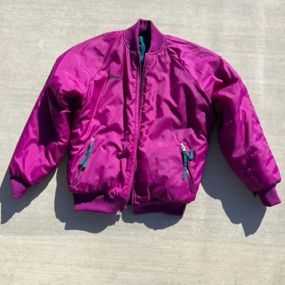 Vintage 90s Columbia Reversible Puffer- Size Small
