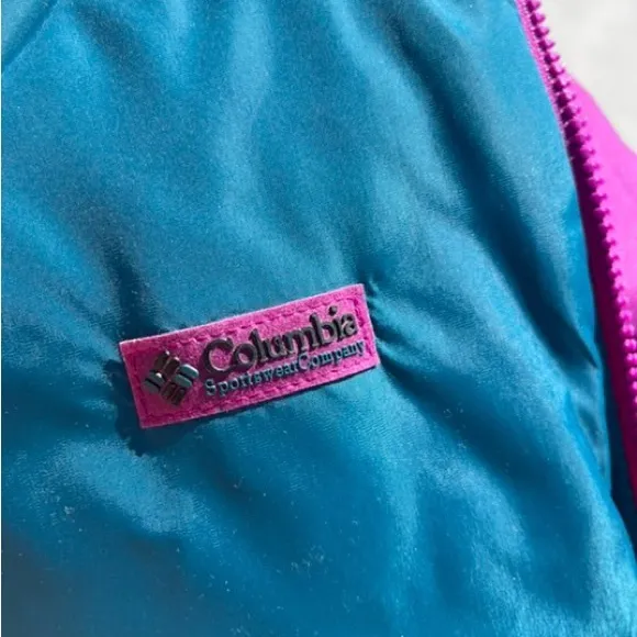 Vintage 90s Columbia Reversible Puffer- Size Small
