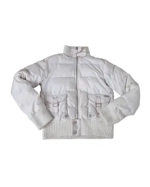 Vintage y2k white puffer jacket