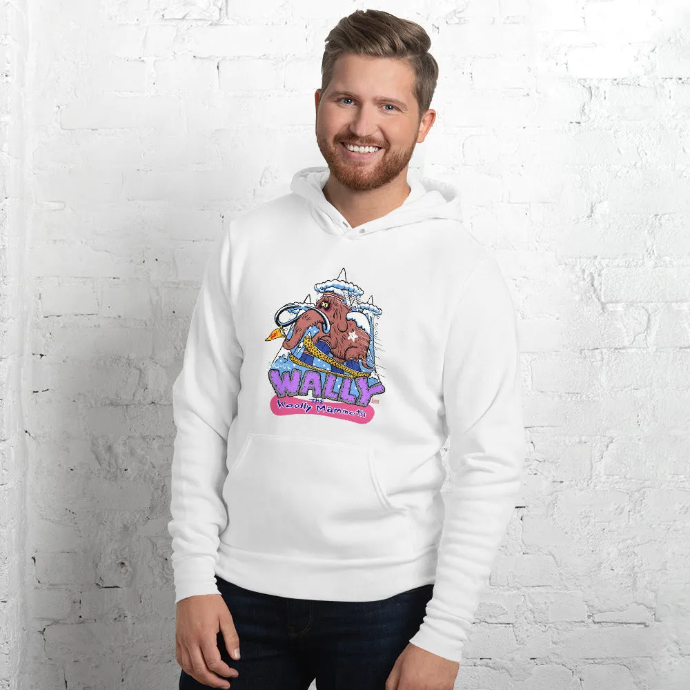 Wally with nameplate snowboard hoodie