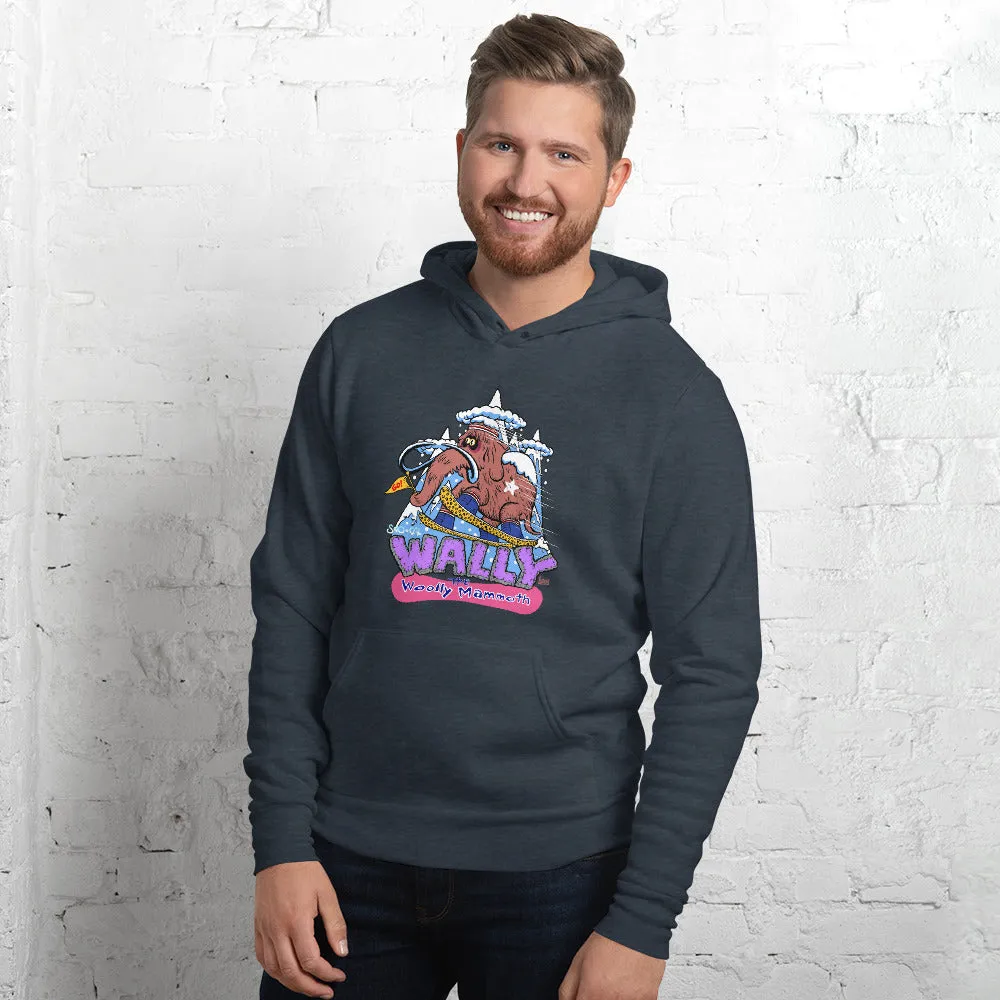 Wally with nameplate snowboard hoodie