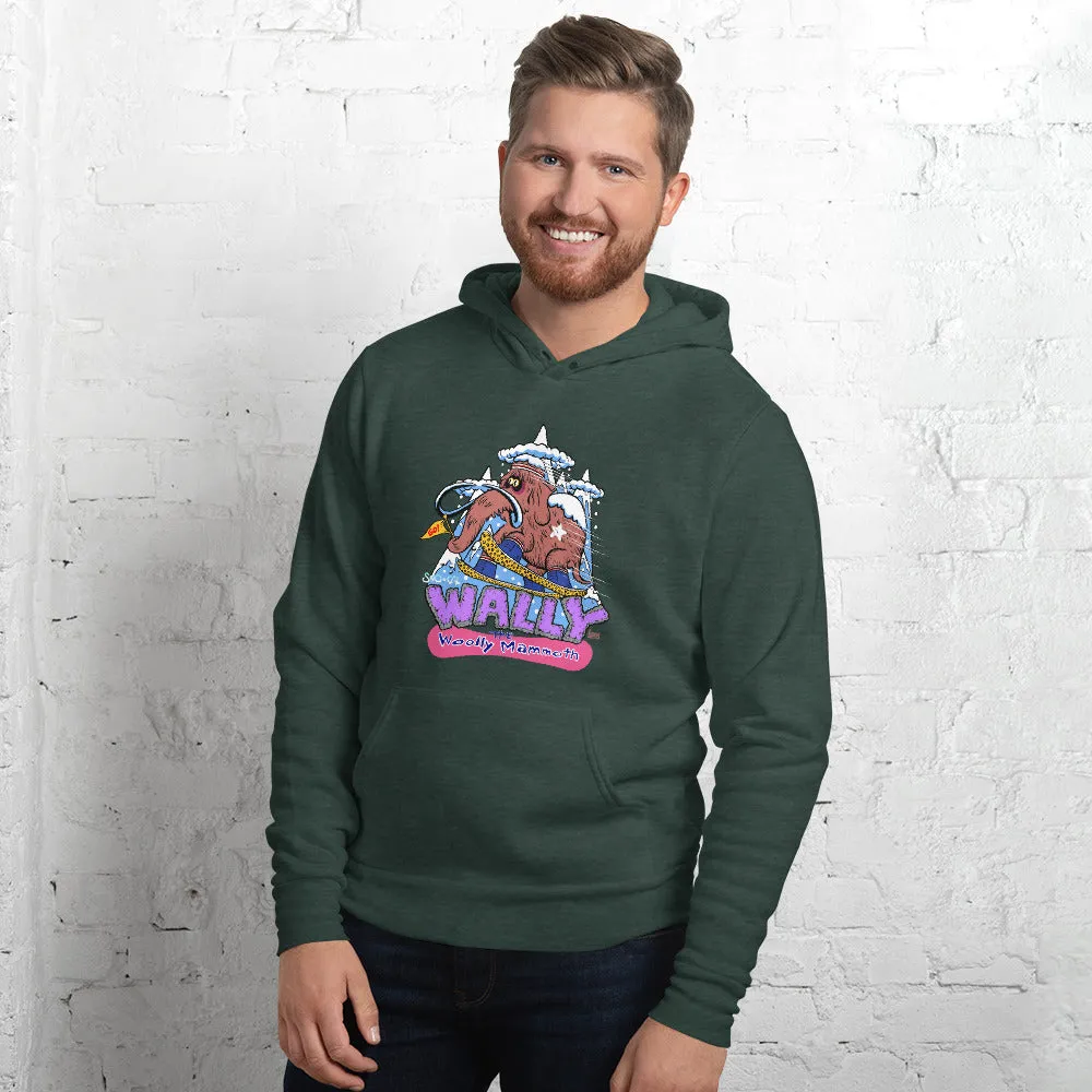Wally with nameplate snowboard hoodie