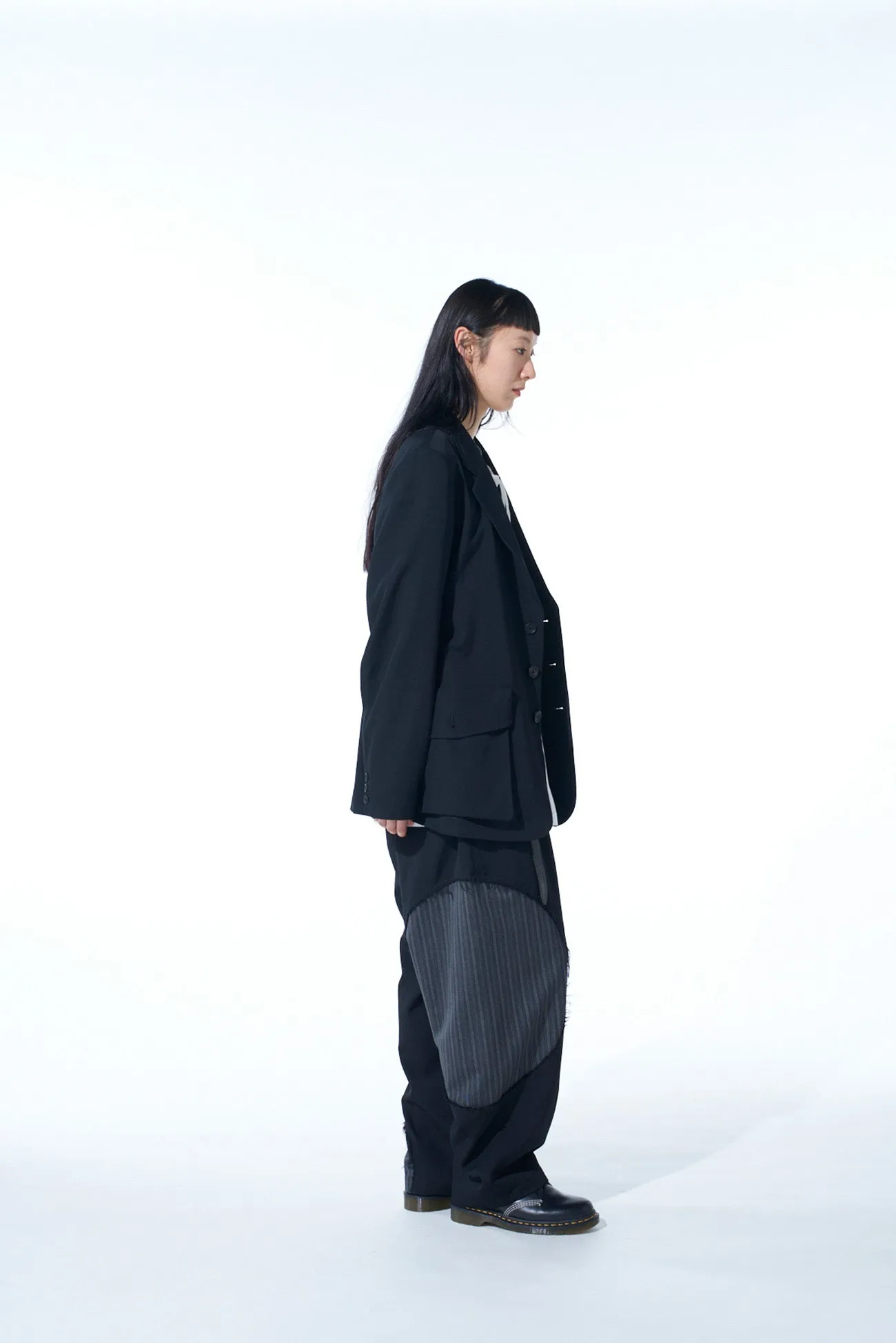 WASHER WOOL GABARDINE BIG POCKETS JACKET