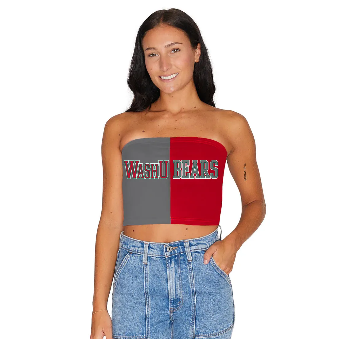 WashU Two Tone Tube Top