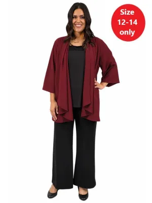 Waterfall Avenue Jacket - Maroon**