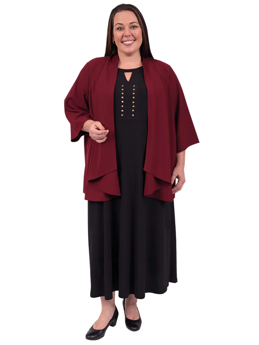 Waterfall Avenue Jacket - Maroon**