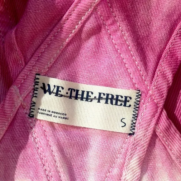 We The Free Pink Short Overalls