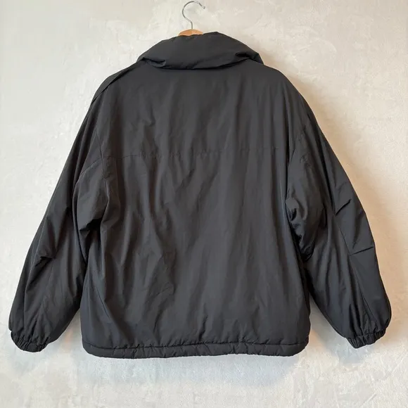 WE THE FREE womens black casual zip up puffer DUVET BOMBER JACKET coat size XS