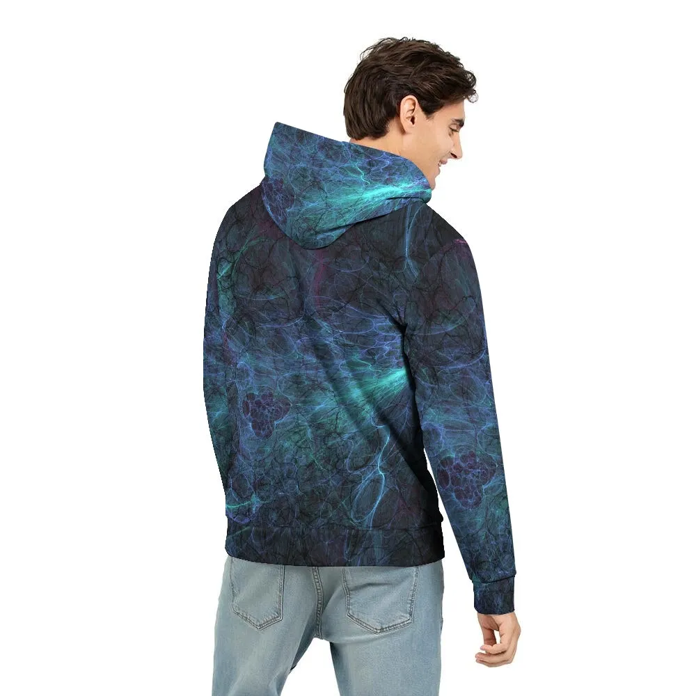 Web Circles Men's Hoodie
