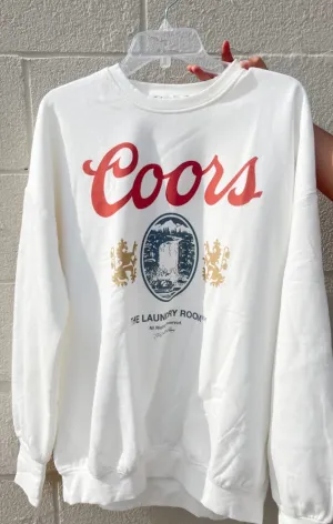 White Coors Original Jumper