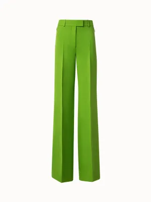 Wide Silk Shantung Pants