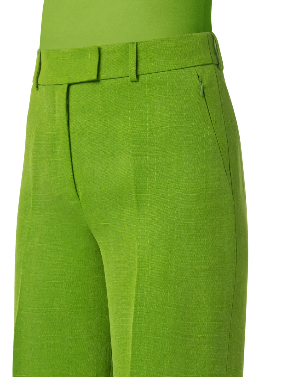 Wide Silk Shantung Pants