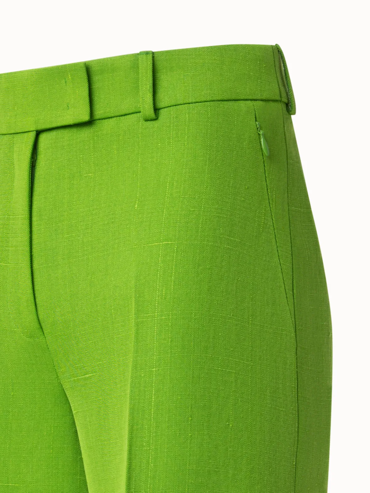 Wide Silk Shantung Pants