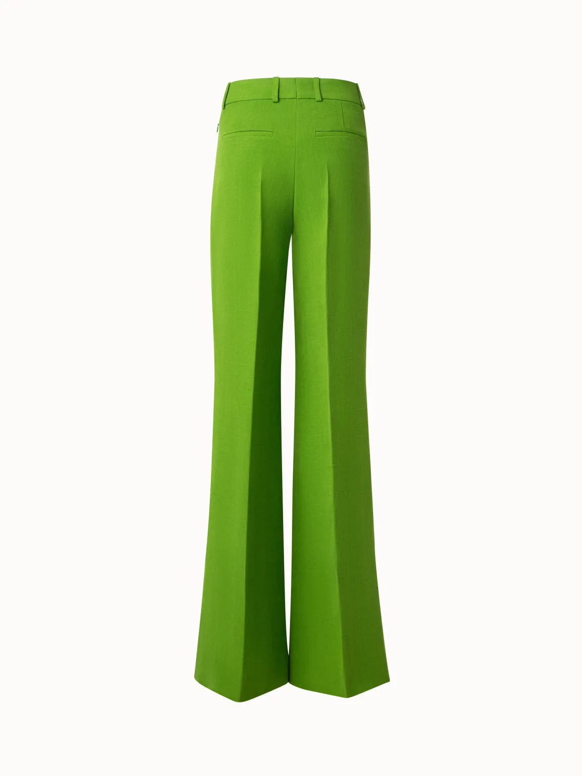 Wide Silk Shantung Pants
