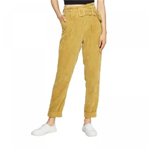 Wild Fable Women's High-Rise Belted Corduroy Paperbag Pants
