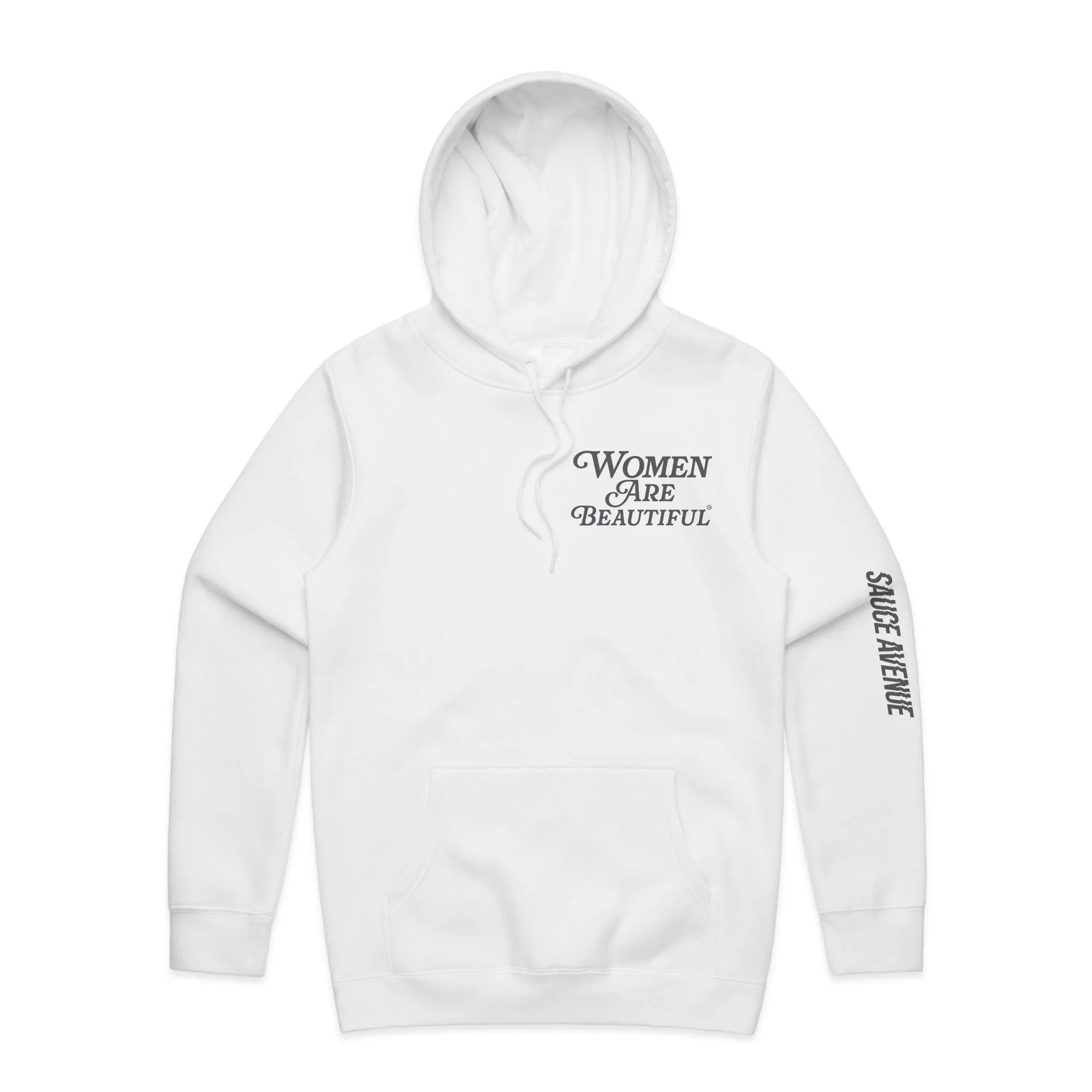 Women Are Beautiful (GY) | White Hoodie