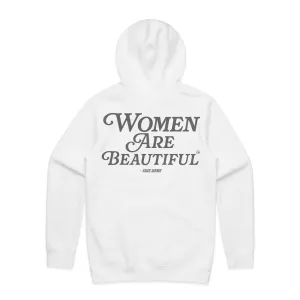 Women Are Beautiful (GY) | White Hoodie