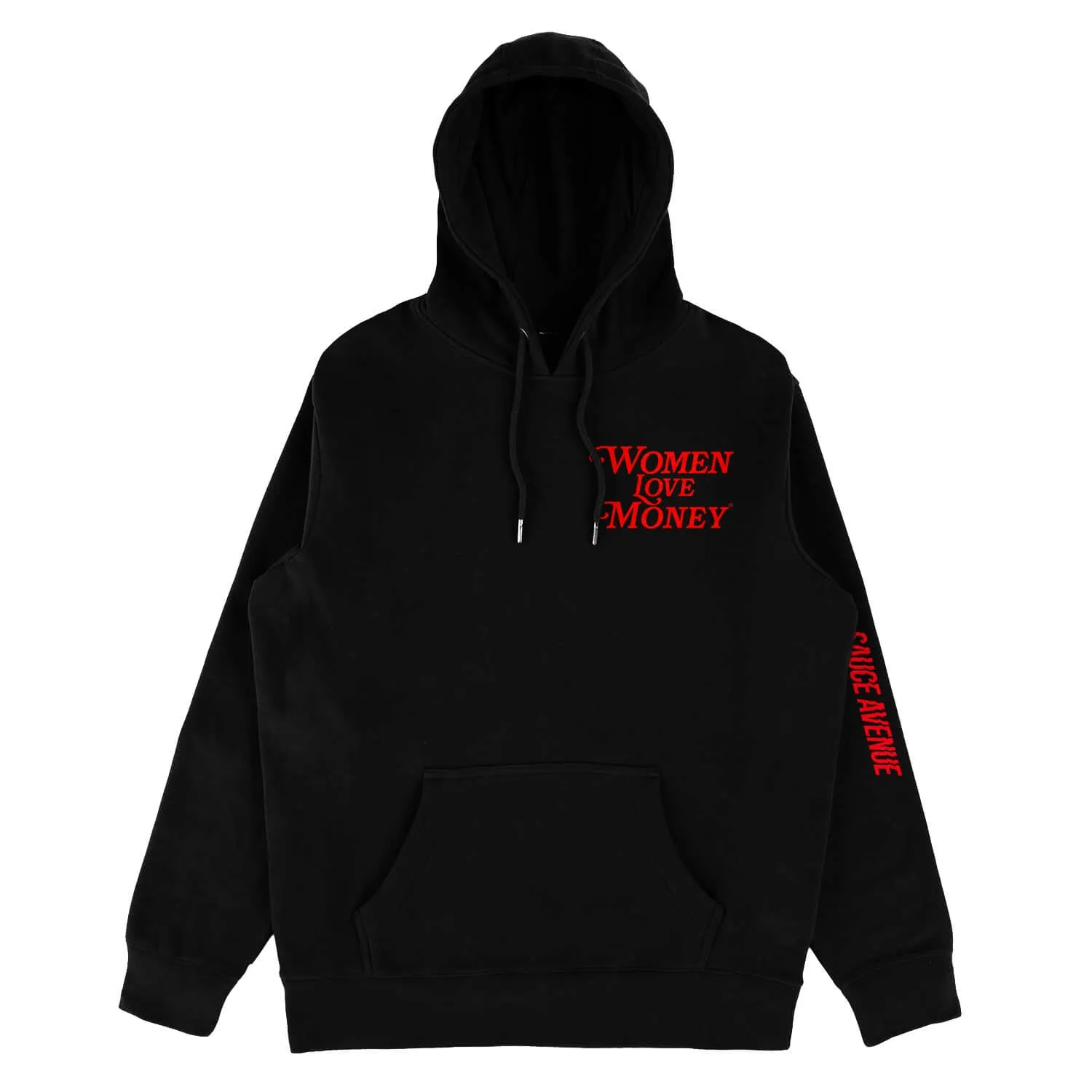 Women Love Money (RD) | Black Hoodie