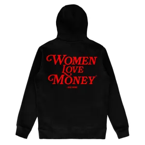 Women Love Money (RD) | Black Hoodie