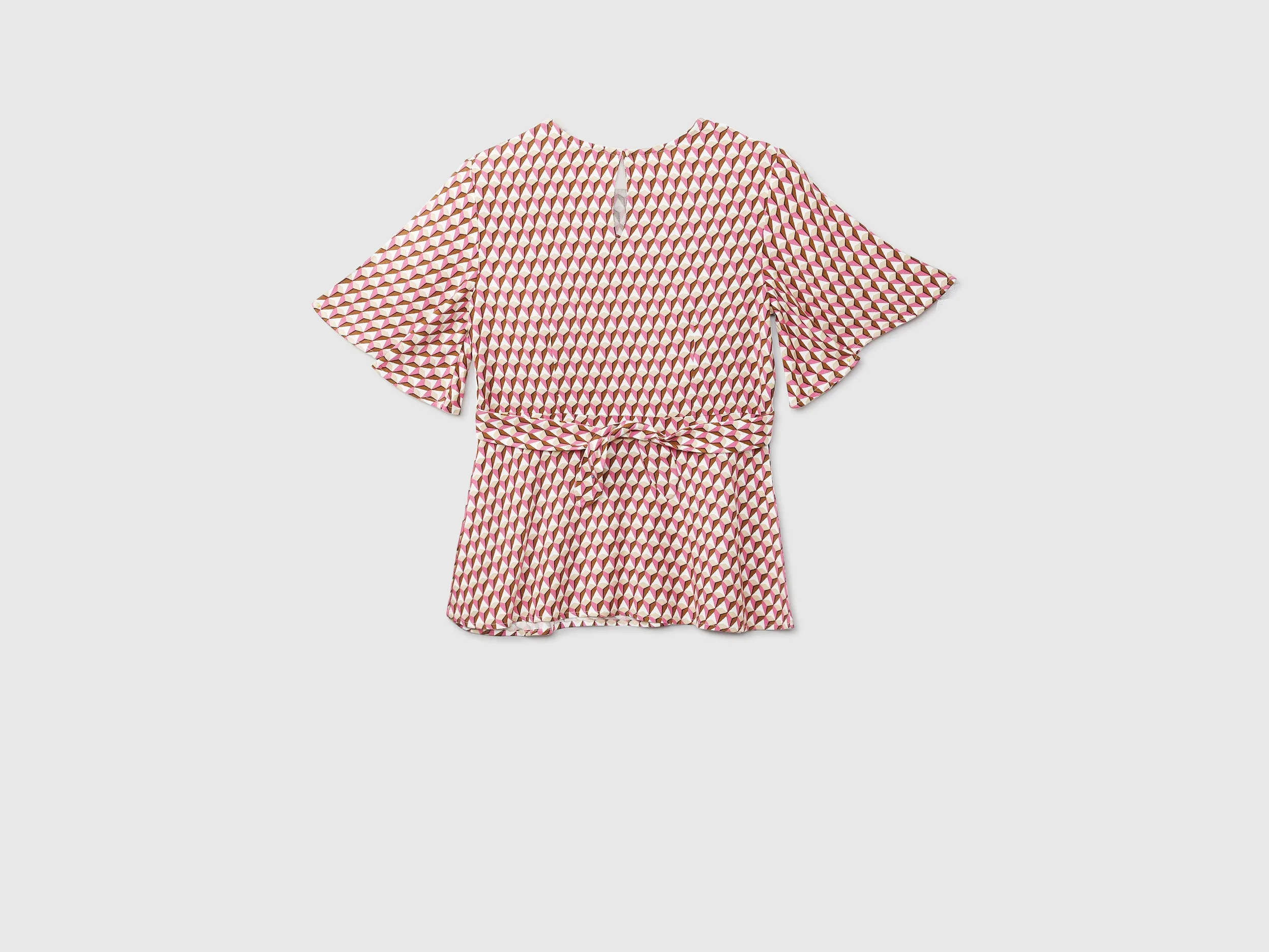 Women Printed Round Neck Top