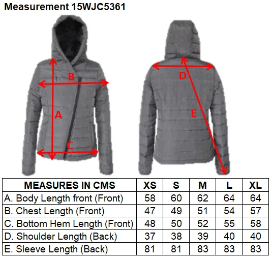 Women's Bike Style Puffer Parka