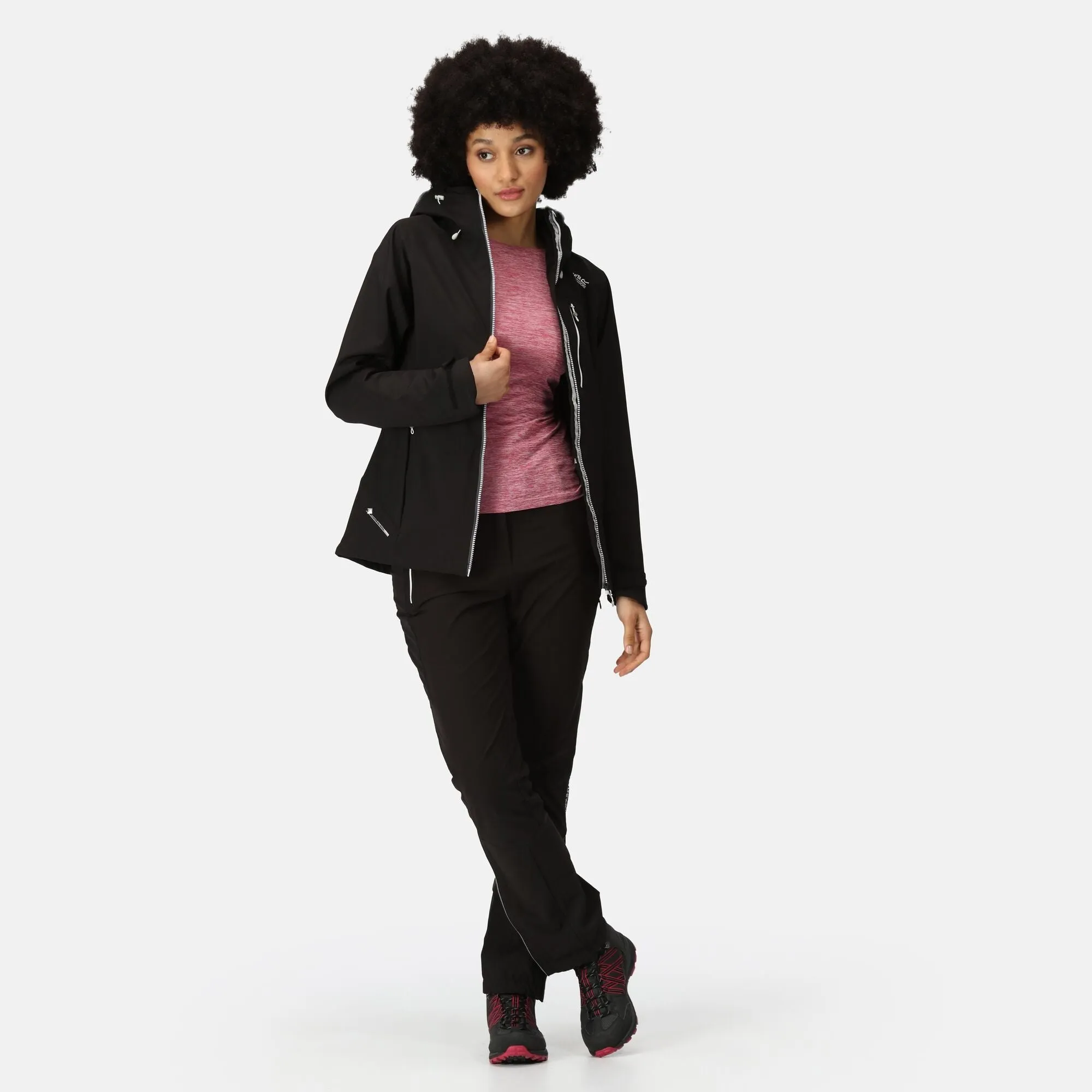 Women's Birchdale Waterproof Jacket | Black White