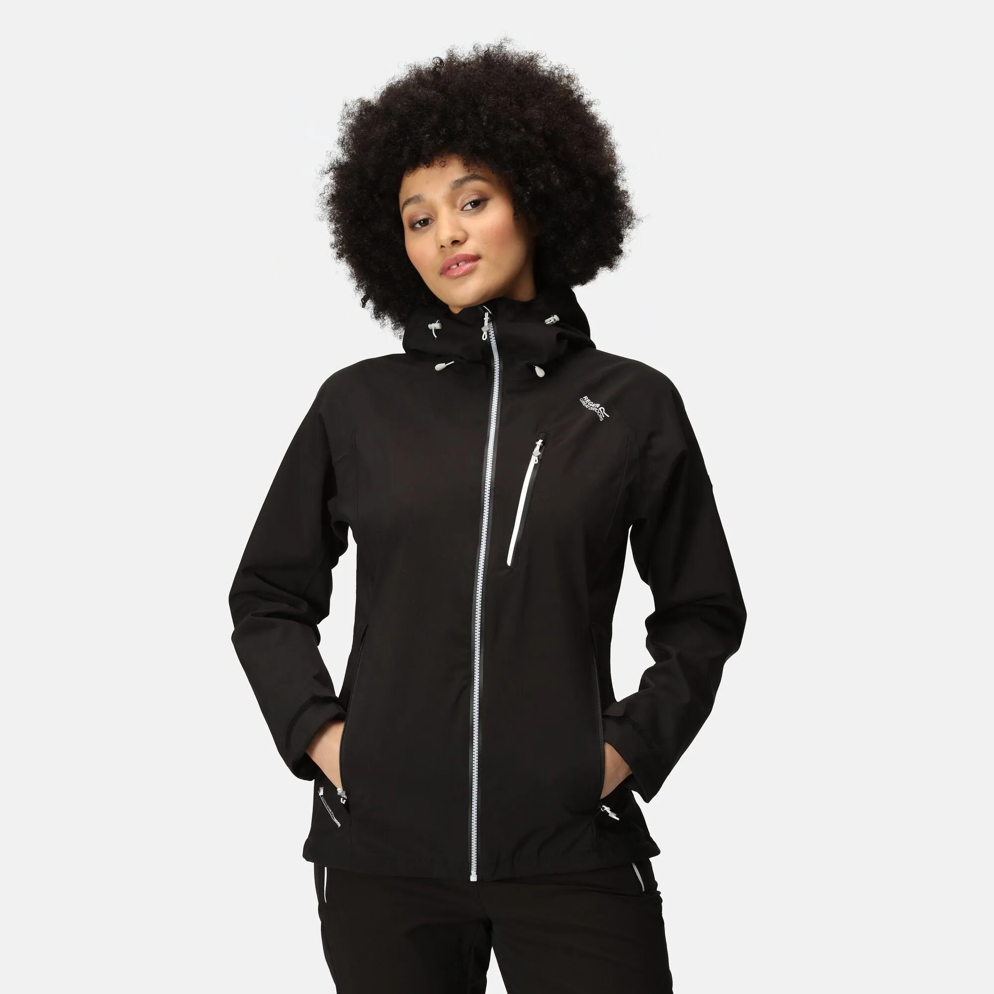 Women's Birchdale Waterproof Jacket | Black White
