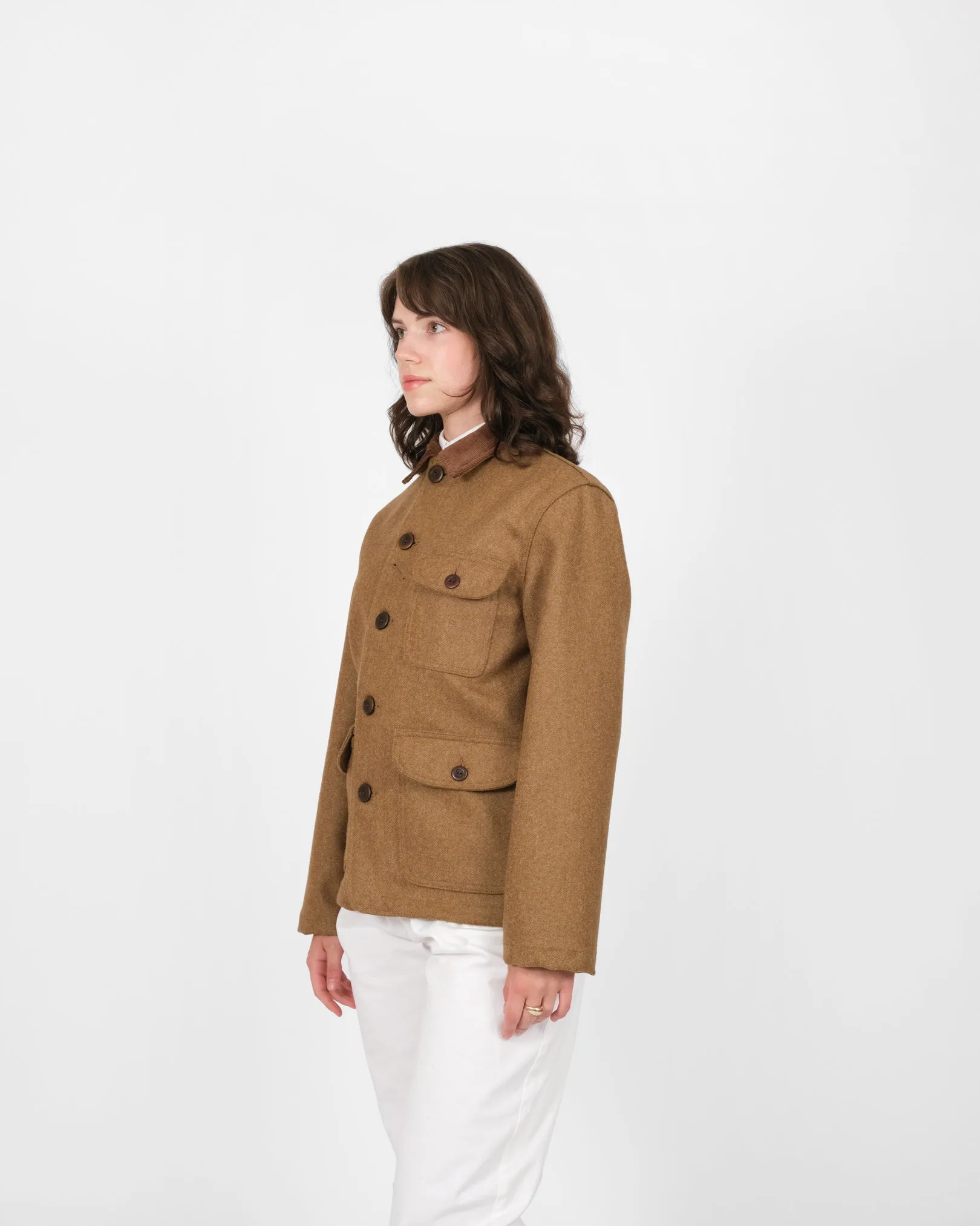 Women's  Chore Coat -  Dark Tan Mix