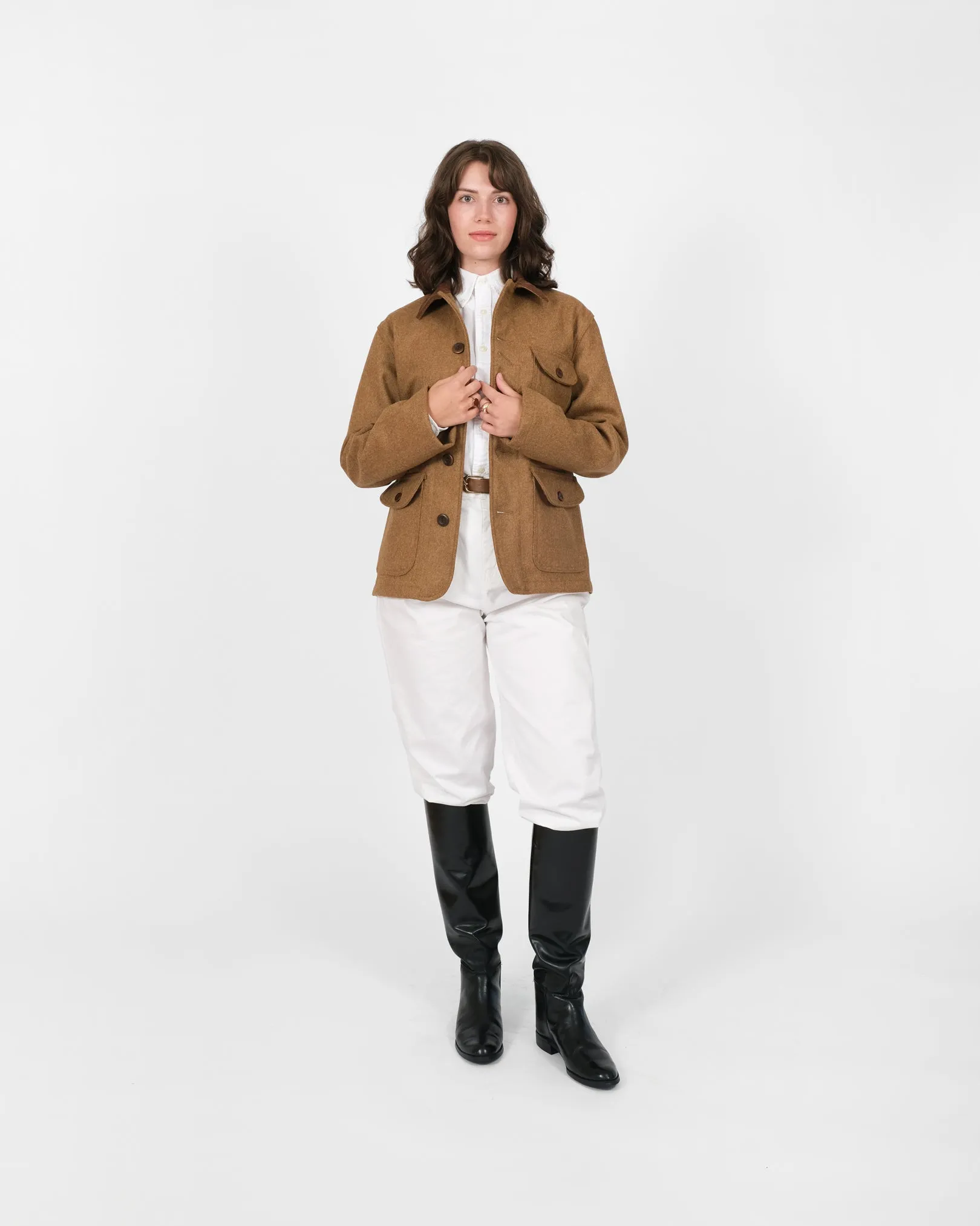 Women's  Chore Coat -  Dark Tan Mix