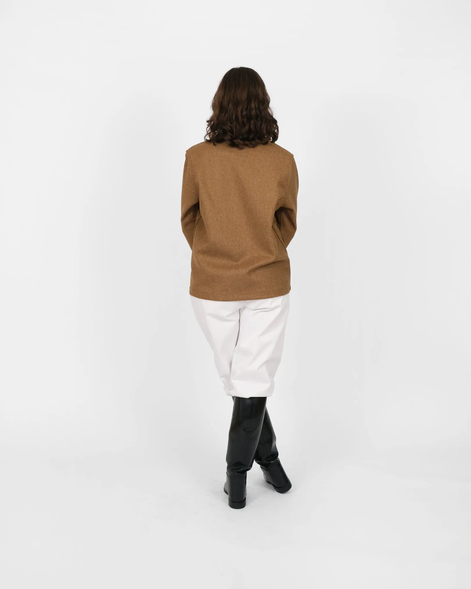 Women's  Chore Coat -  Dark Tan Mix