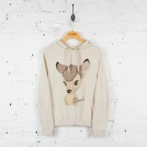 Womens Disney Bambi Hoodie - Beige - Womens M