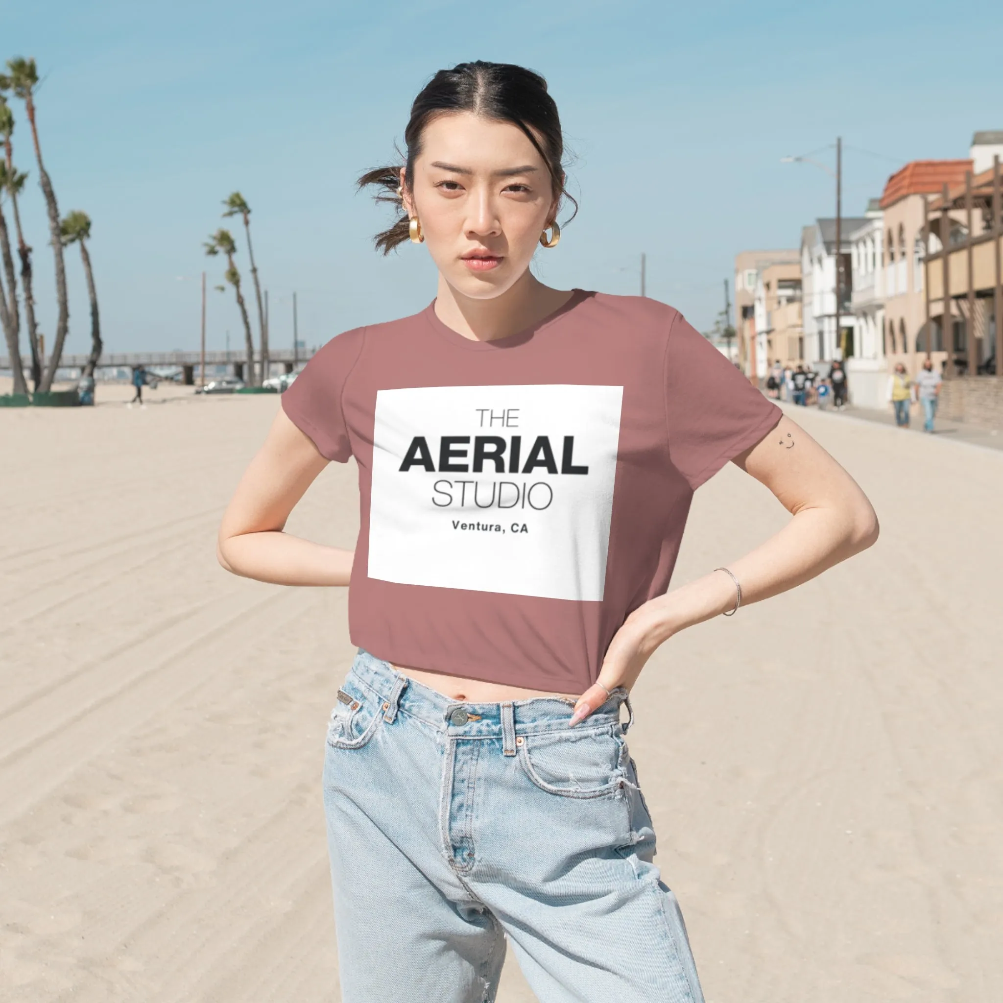 Women's Flowy Cropped Tee