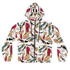 Women’s Full-Zip Hoodie Lodaz 'Travel Blogger Girl'