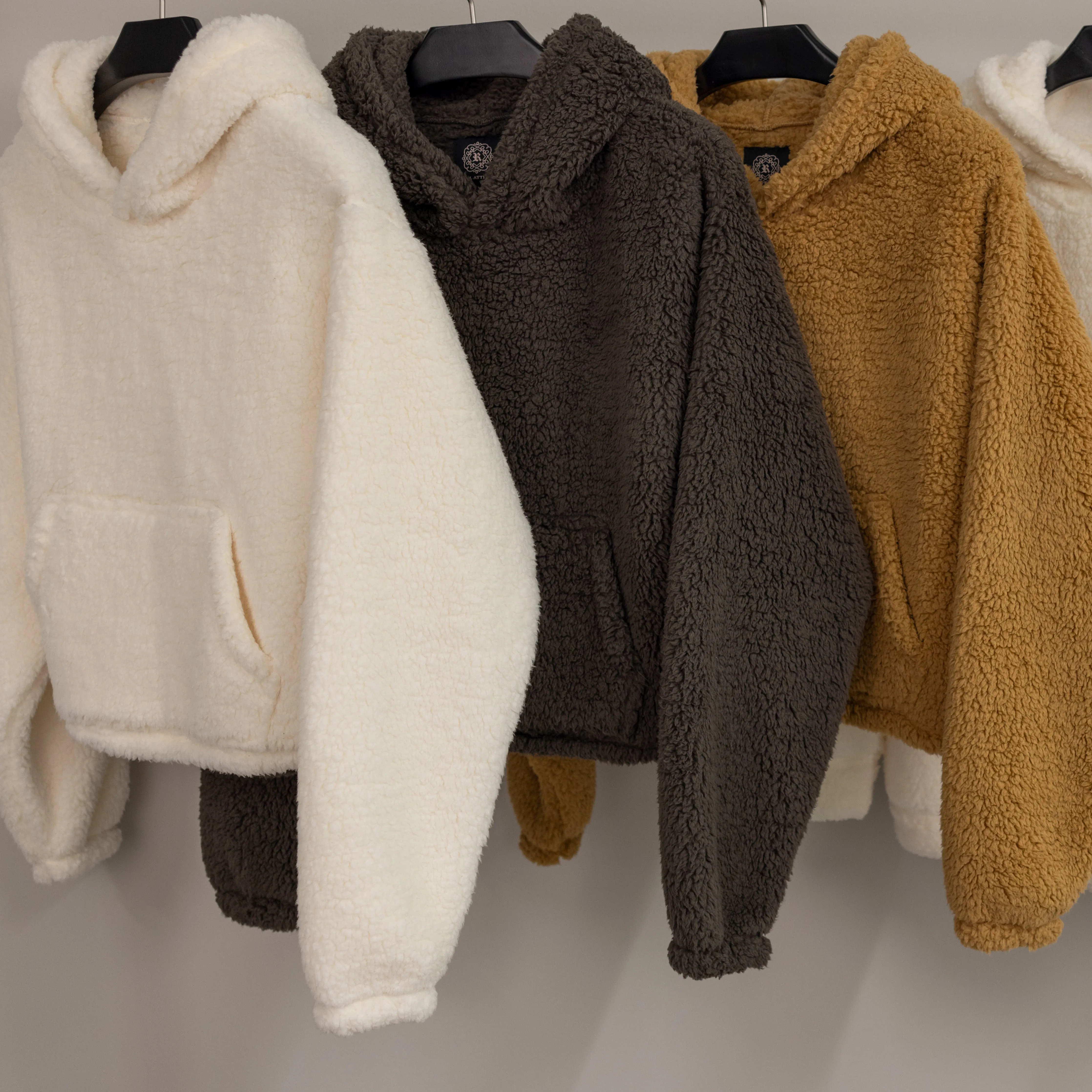 Womens Micro-poly Sherpa Fleece Hoodie - Lark