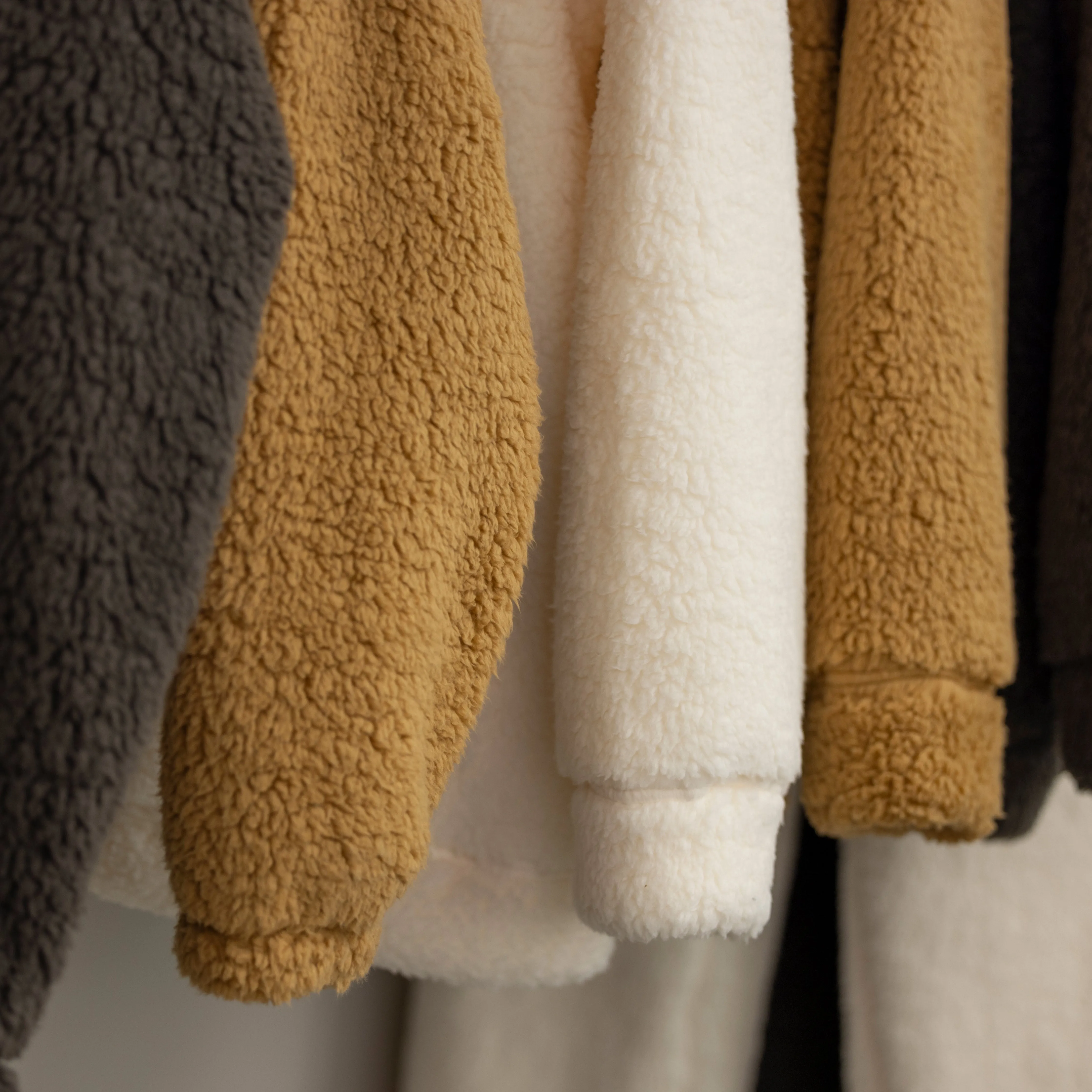 Womens Micro-poly Sherpa Fleece Hoodie - Lark