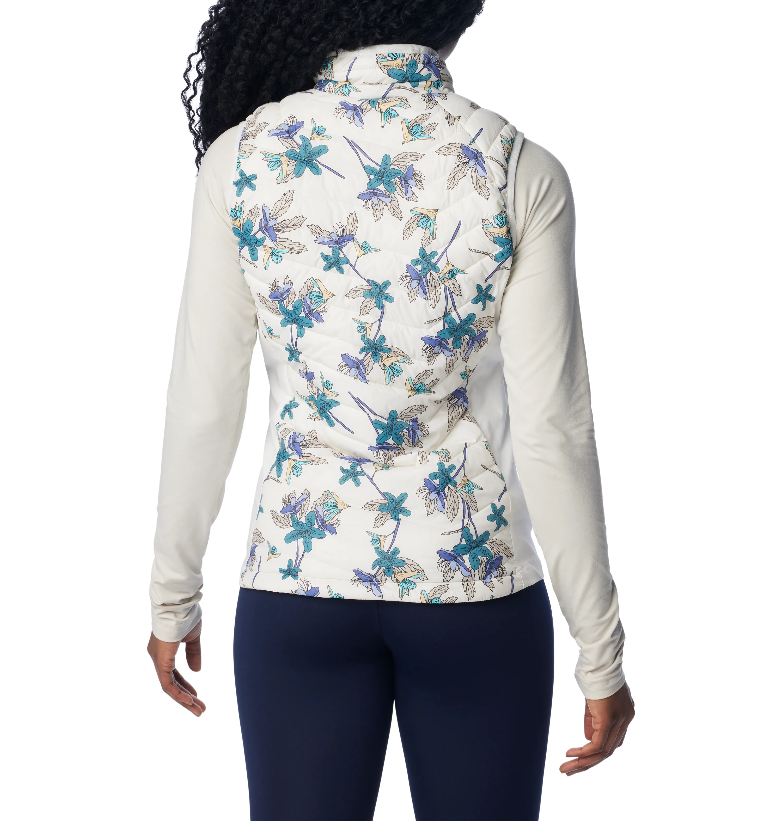 WOMEN'S POWDER PASS VEST - SEA SALT TIGER