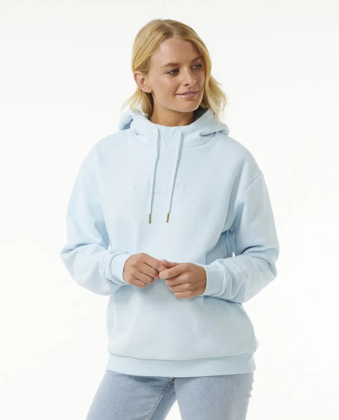 WOMEN'S PREMIUM SURF HOODIE - LIGHT BLUE