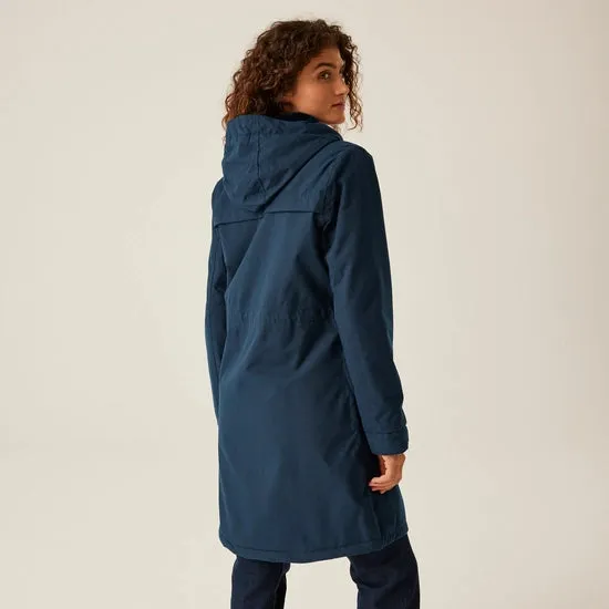 Women's Romine II Waterproof Parka Jacket Navy Marl