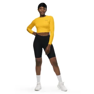 Women's Runway Girlz Crop Top (Yellow/Black)