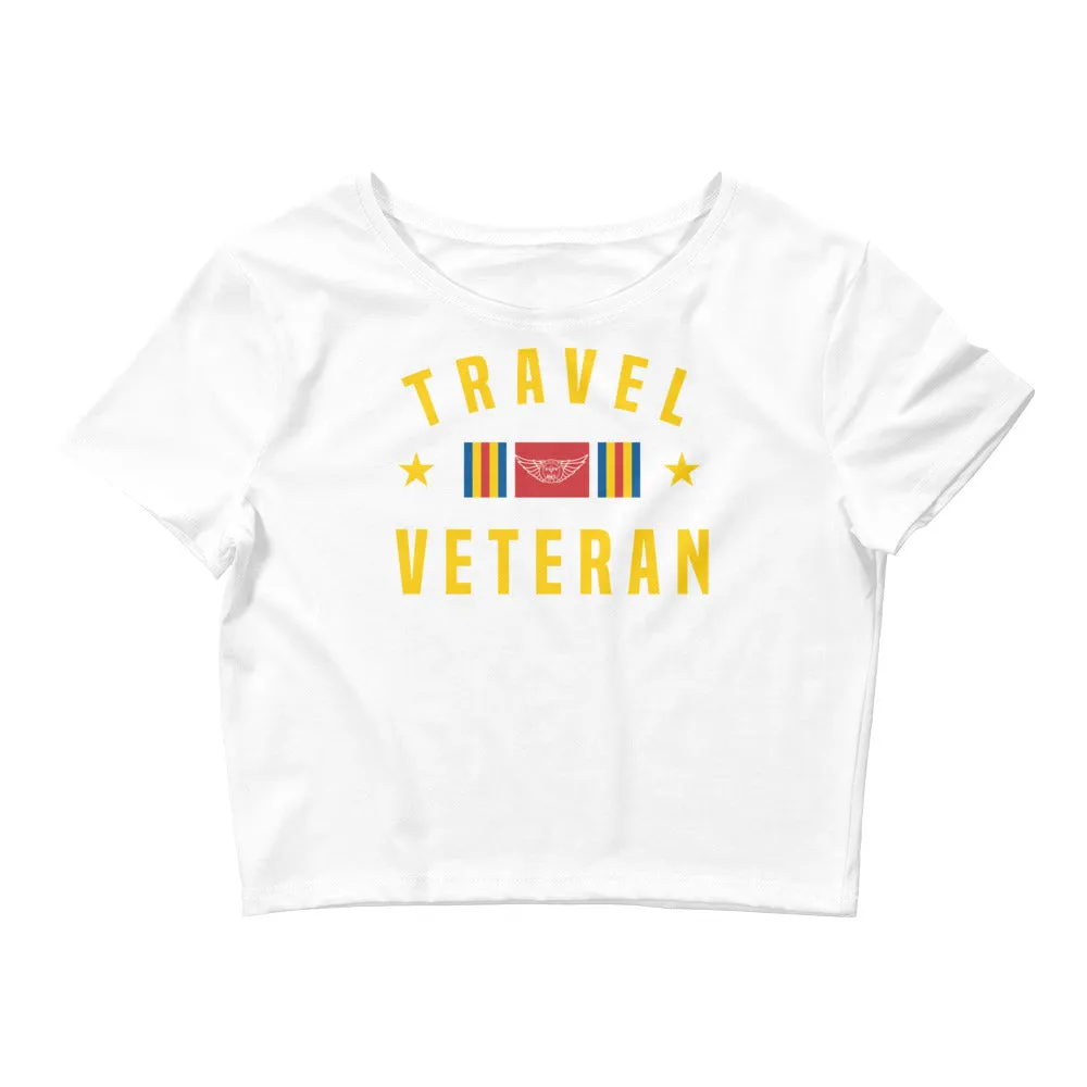 Women's Travel Veteran Crop Tee