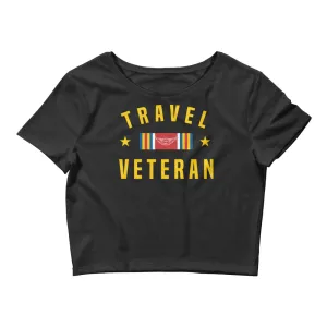 Women's Travel Veteran Crop Tee