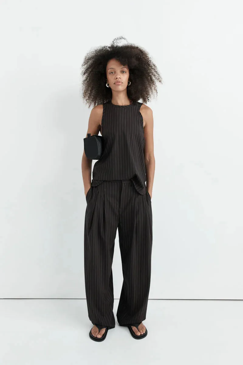 WOOL PINSTRIPE TANK