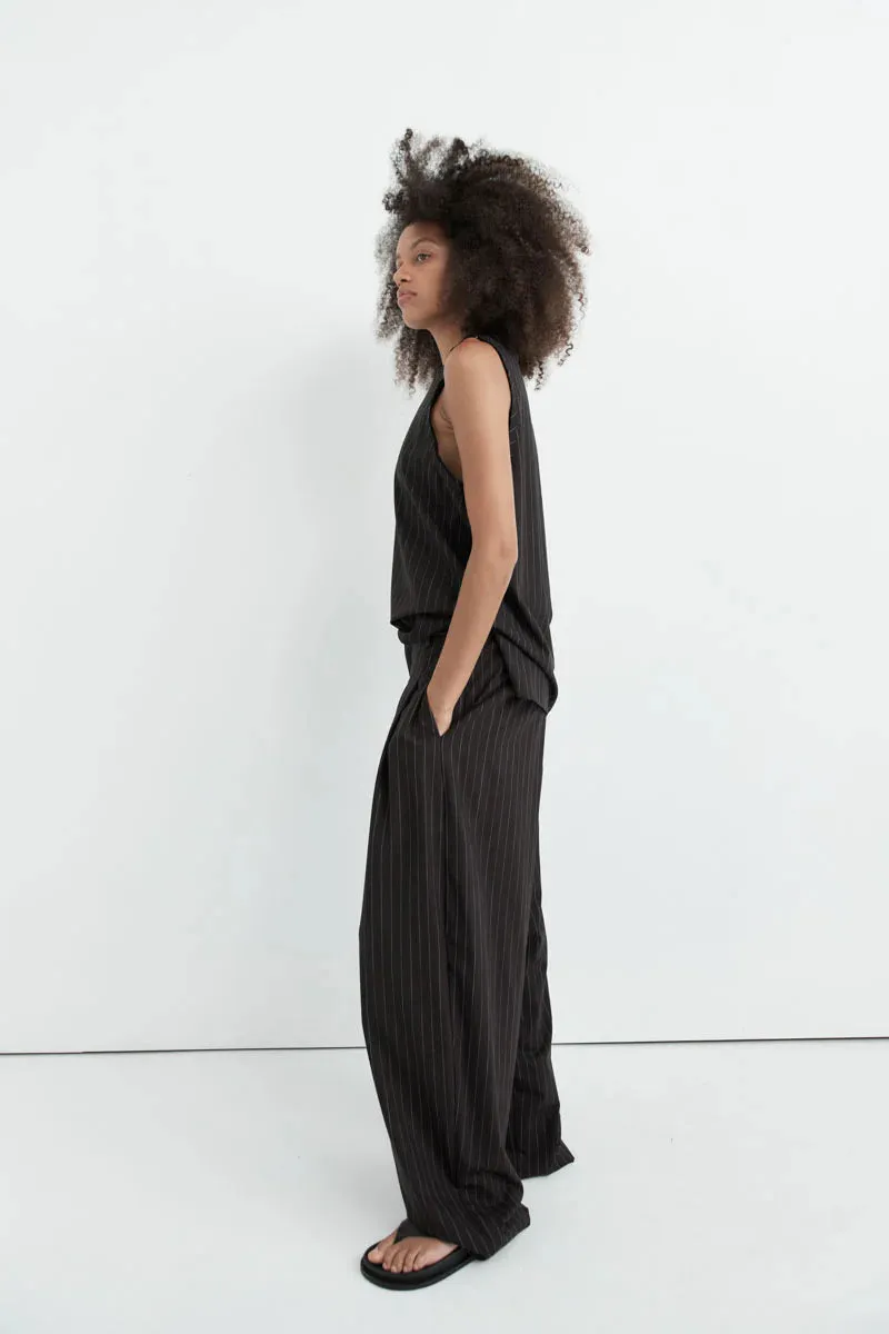 WOOL PINSTRIPE TANK