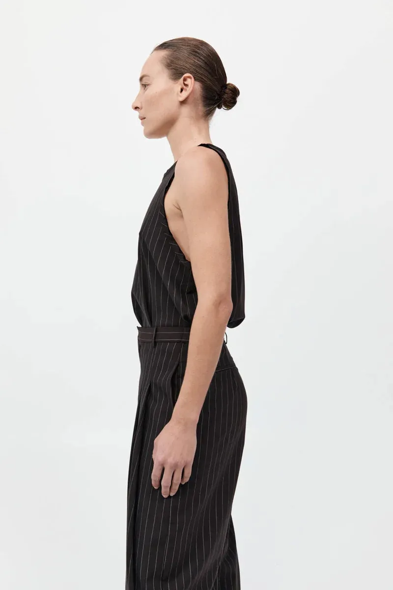 WOOL PINSTRIPE TANK