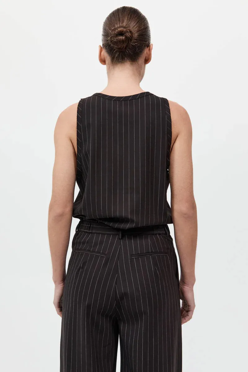 WOOL PINSTRIPE TANK