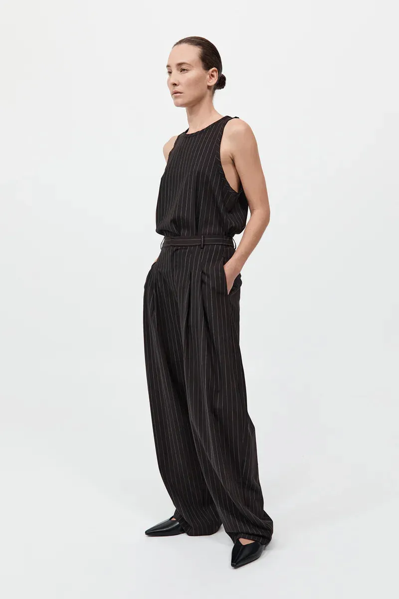 WOOL PINSTRIPE TANK