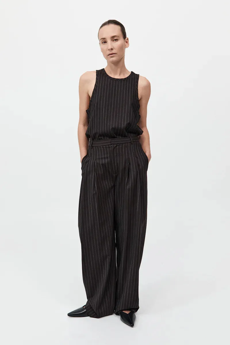 WOOL PINSTRIPE TANK