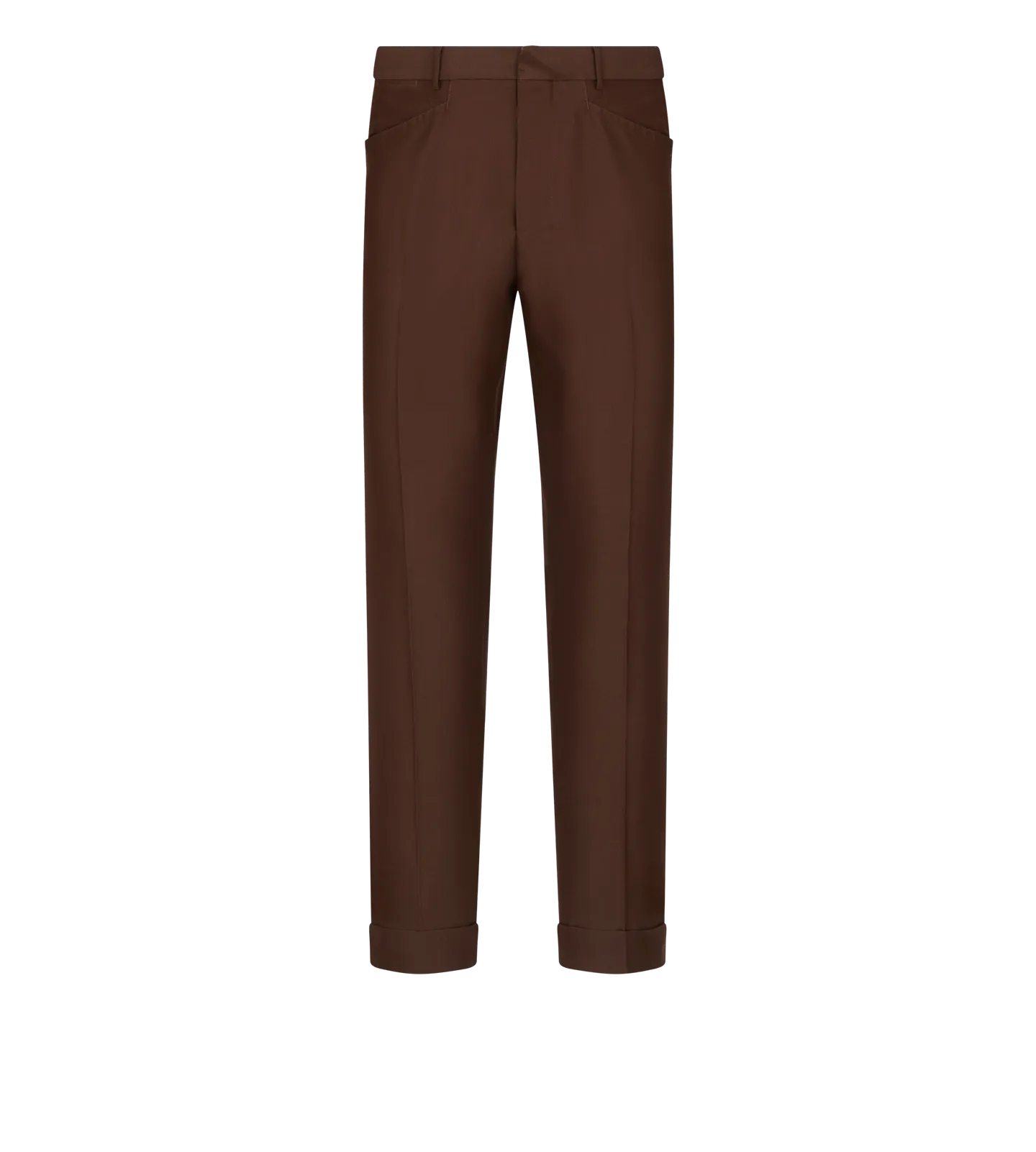 Wool Silk Faille Atticus Western Pocket Trouser