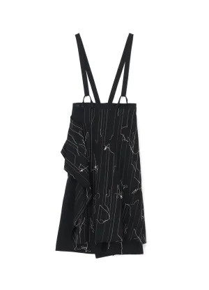 WOOL SUSPENDER PANTS